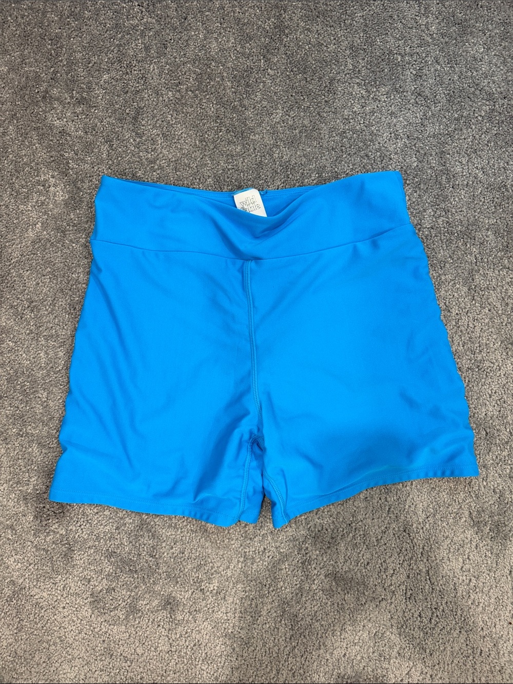 wild fable Bright Blue High-Rise Bike Shorts